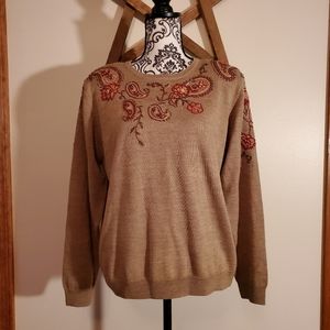 Alfred Dunner Woman's Sweater EUC